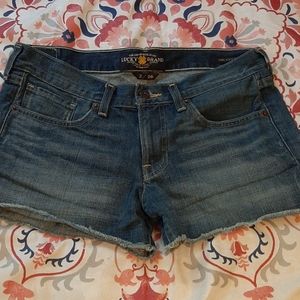 WOMENS LUCKY BRAND JEAN SHORTS